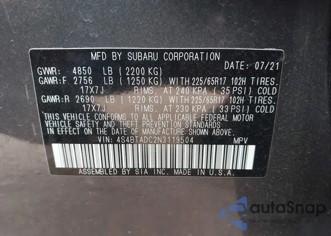 4S4BTADC2N3119504: 42584191