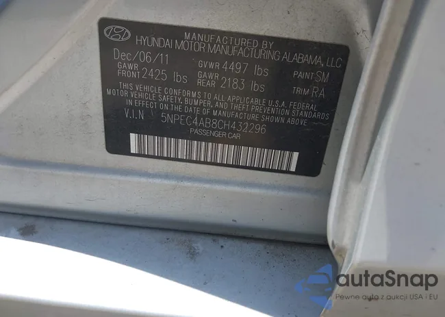 5NPEC4AB8CH432296: 42584395