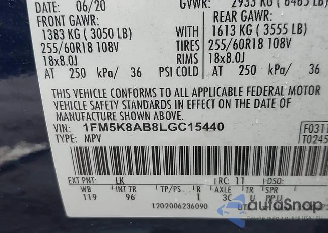 1FM5K8AB8LGC15440: 42584404