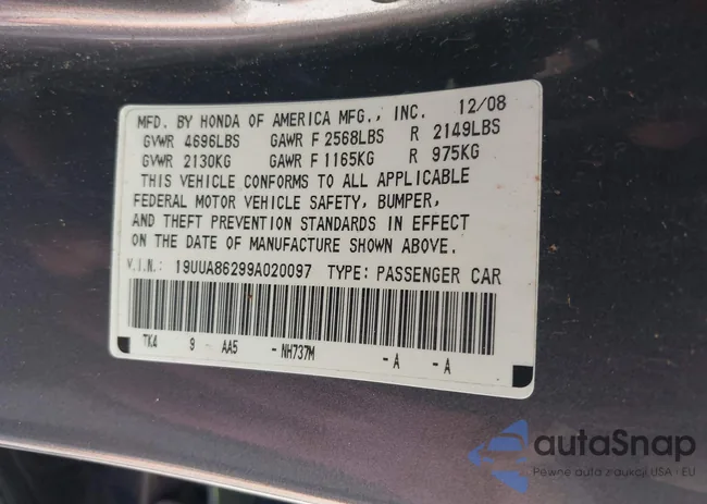 19UUA86299A020097: 42585668