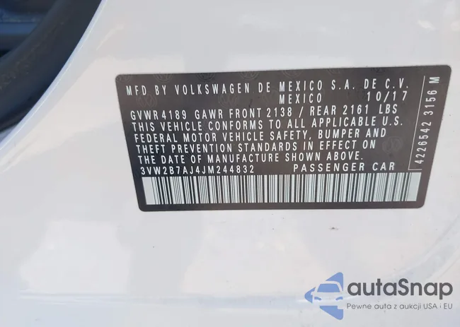 3VW2B7AJ4JM244832: 42585748