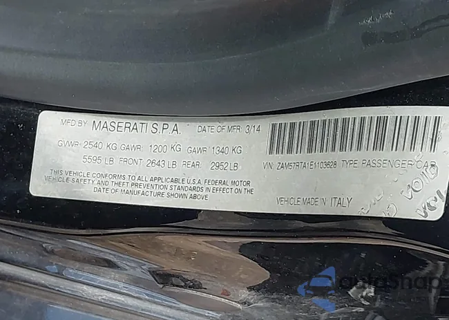 ZAM57RTA1E1103628: 42585969