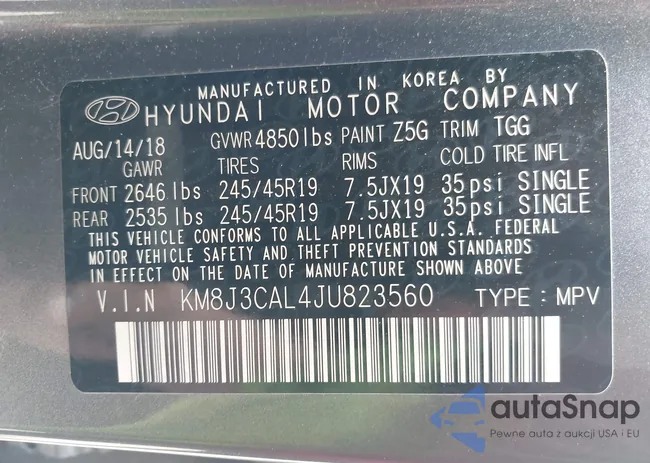 KM8J3CAL4JU823560: 42585982