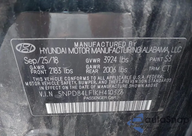 5NPD84LF1KH410376: 42586075