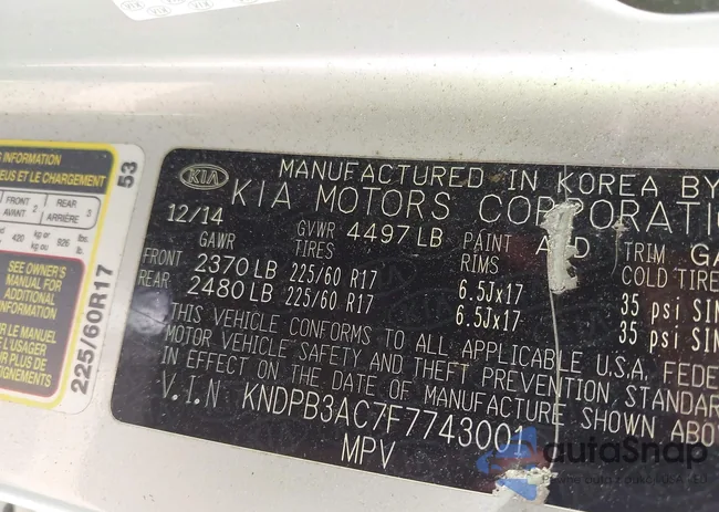 KNDPB3AC7F7743001: 42586081