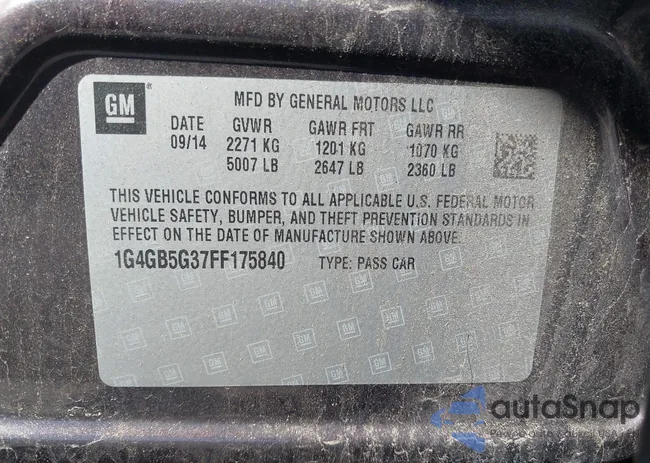 1G4GB5G37FF175840: 42585300