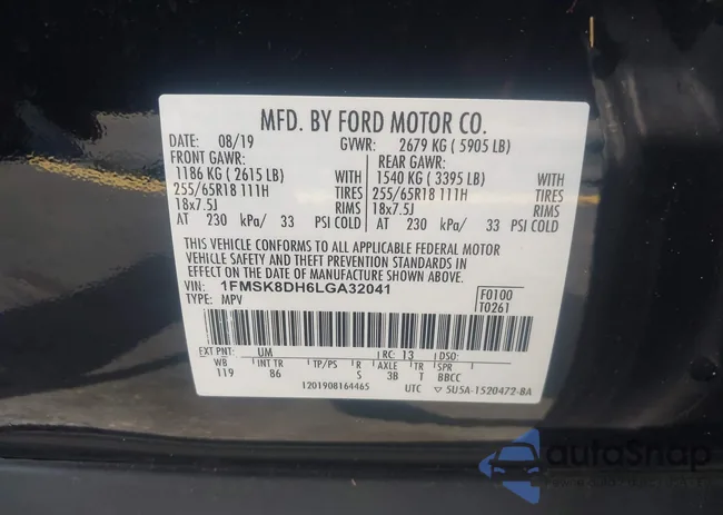 1FMSK8DH6LGA32041: 42586177