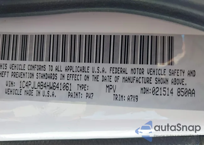 1C4PJLAB4HW641061: 42587499