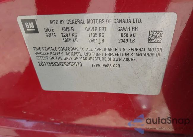 2G1155S39E9285670: 42587847