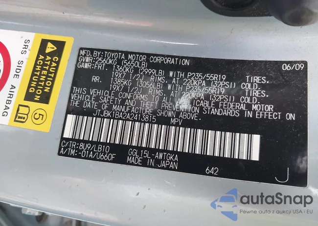 JTJBK1BA2A2413815: 42588061