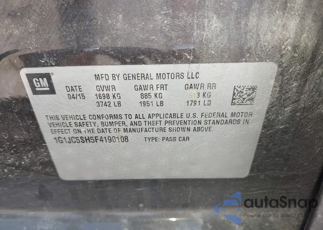 1G1JC5SH5F4190108: 42587206