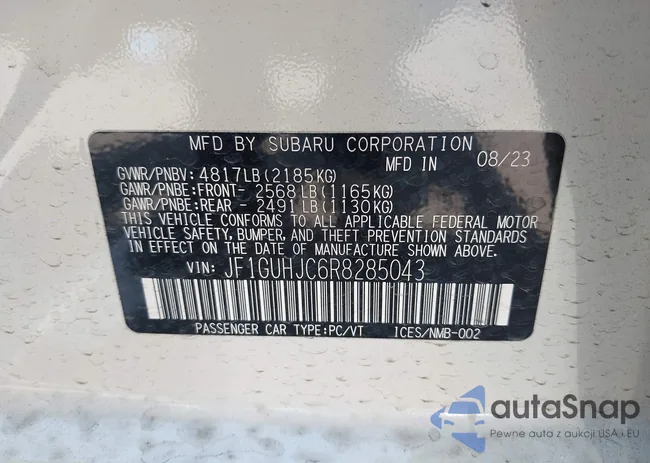 JF1GUHJC6R8285043: 42587391