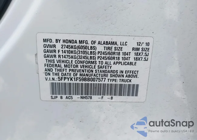 5FPYK1F59BB007577: 42588524