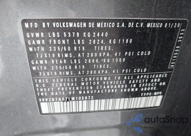 3VV2B7AX7LM105872: 42588528