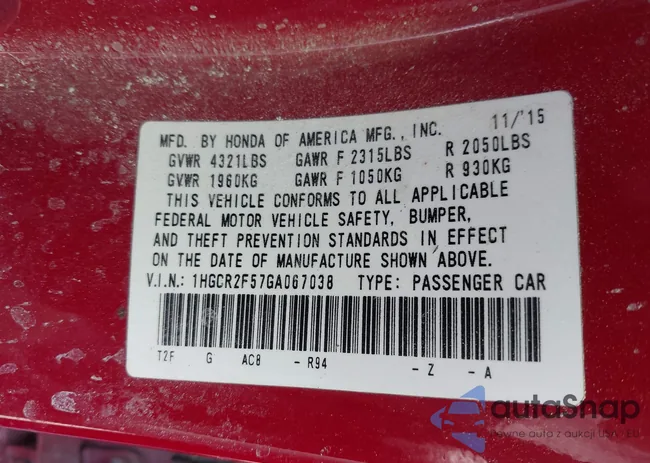 1HGCR2F57GA067038: 42588549