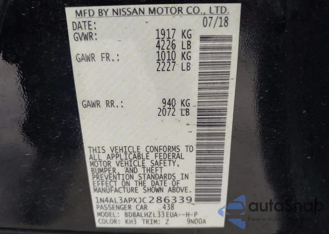 1N4AL3APXJC286339: 42588607