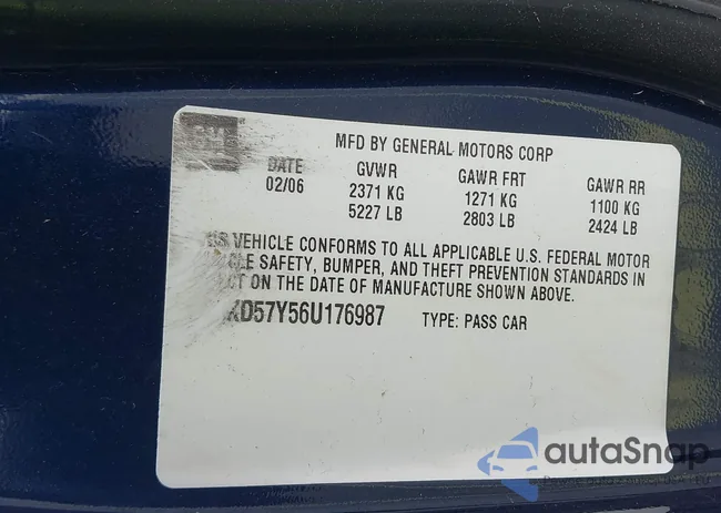 1G6KD57Y56U176987: 42588652