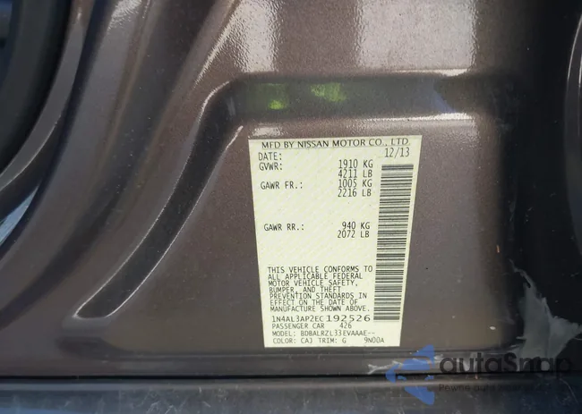 1N4AL3AP2EC192526: 42588673