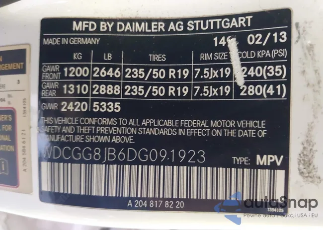 WDCGG8JB6DG091923: 42588172