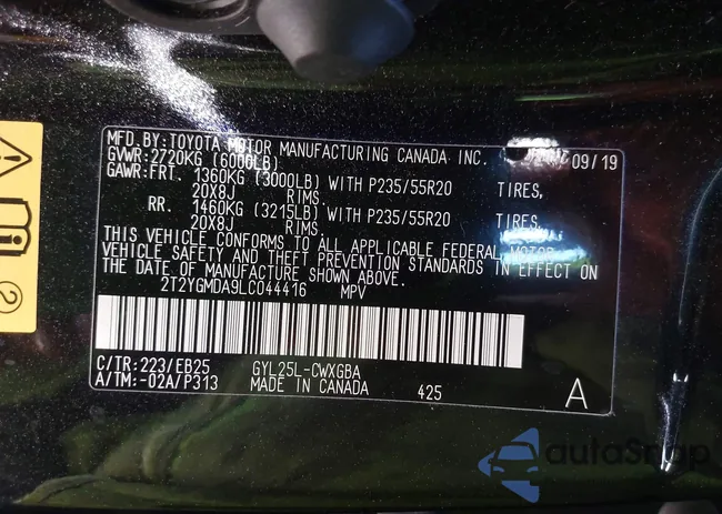 2T2YGMDA9LC044416: 42588306