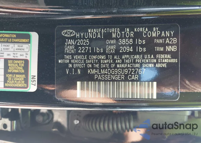 KMHLM4DG9SU972767: 42589592