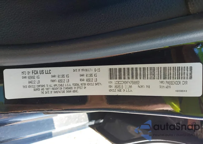 1C3CCCABXFN758952: 42589899