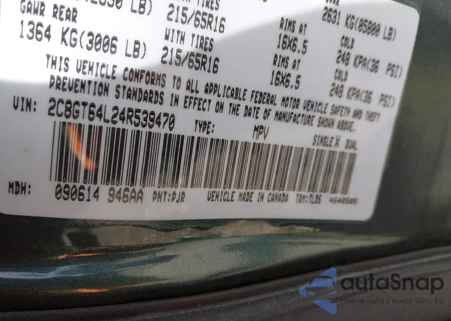 2C8GT64L24R539470: 42589076