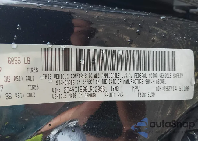 2C4RC1BG6LR120961: 42589093