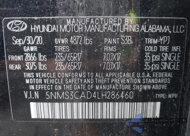 5NMS3CAD4LH286460: 42589146