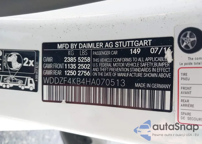 WDDZF4KB4HA070513: 42590548