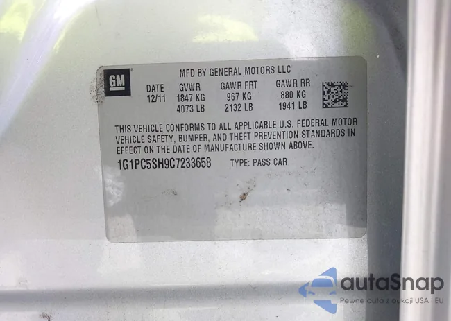 1G1PC5SH9C7233658: 42590597