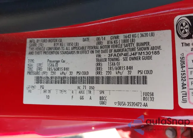 3FADP4EJ4FM130185: 42590648