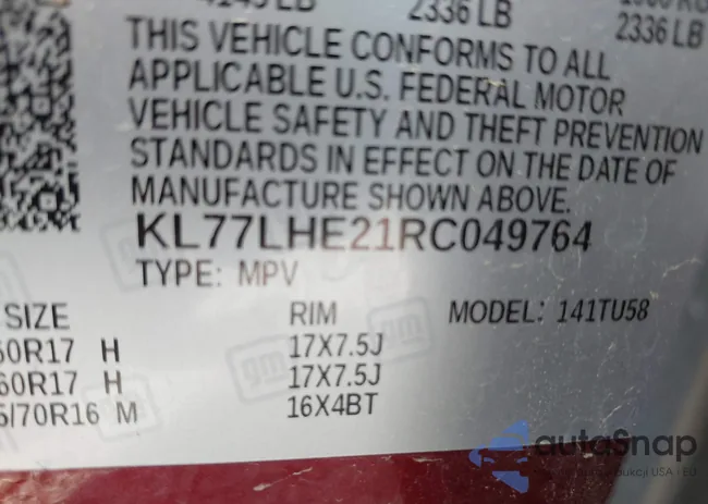 KL77LHE21RC049764: 42590685