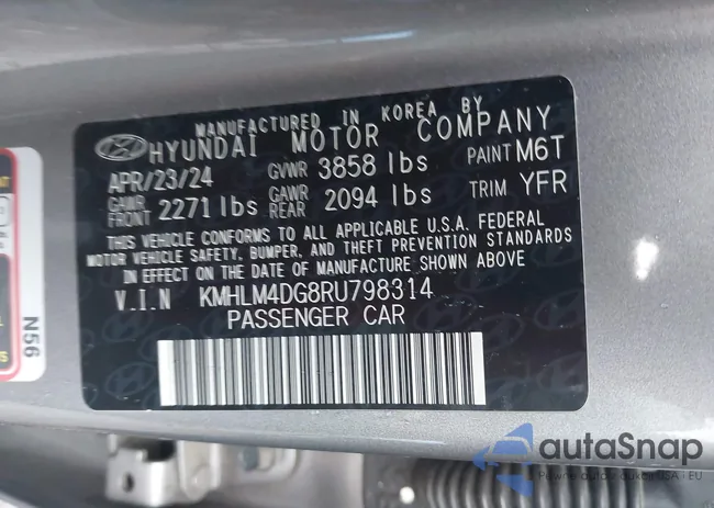 KMHLM4DG8RU798314: 42590814