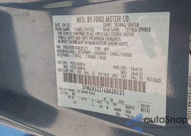 2FMZA52276BA20121: 42590919