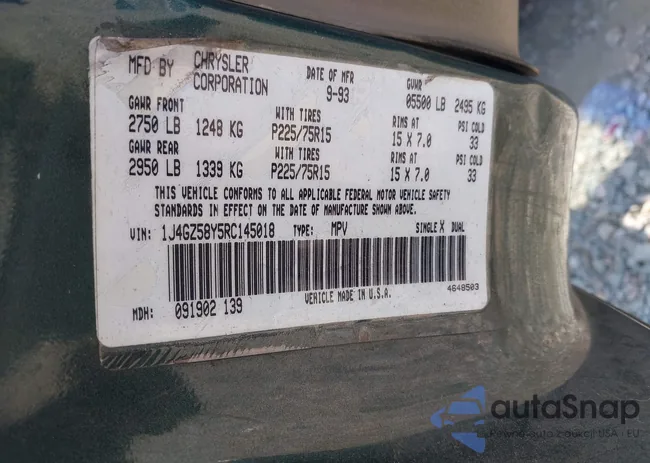 1J4GZ58Y5RC145018: 42590945