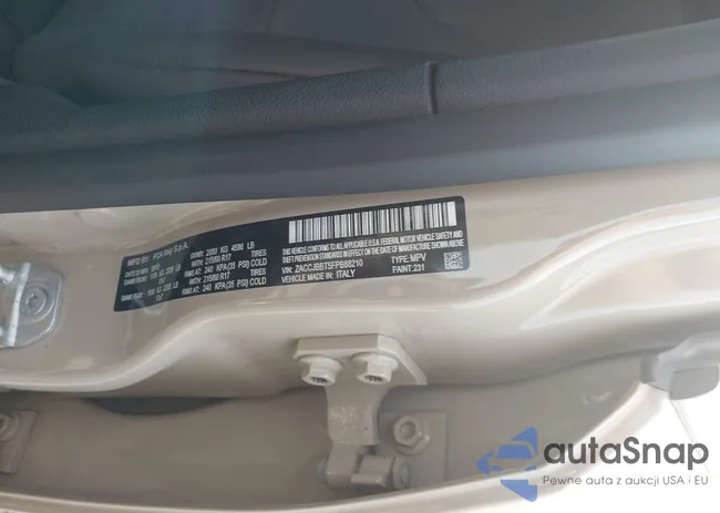 ZACCJBBT5FPB88210: 42590983