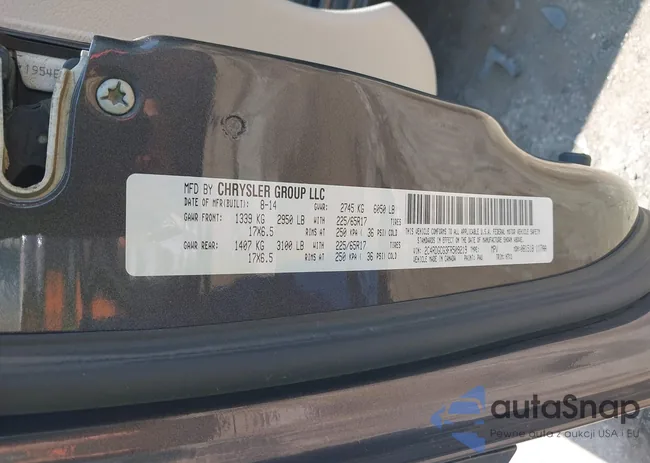 2C4RDGCG3FR509219: 42590102