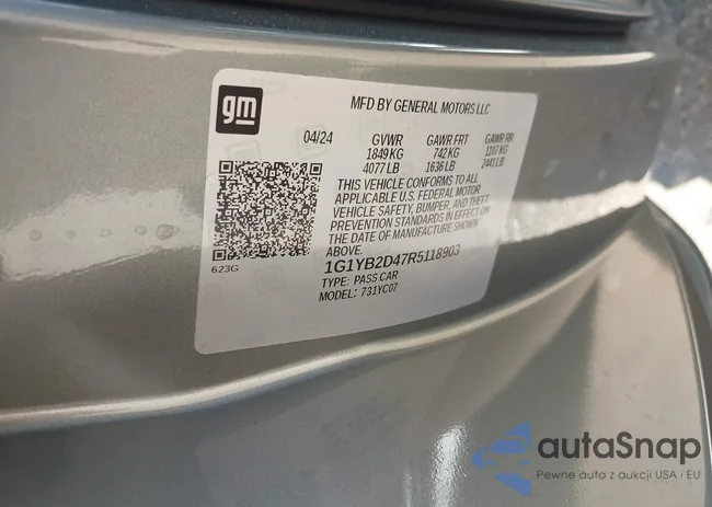 1G1YB2D47R5118903: 42590225