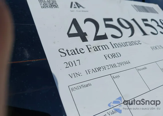 1FADP3F27HL291944: 42591530