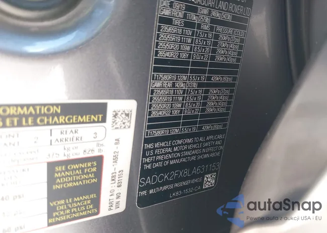 SADCK2FX8LA631153: 42591874