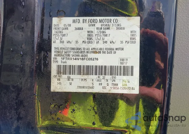 1FTRX14W18FC05276: 42591185