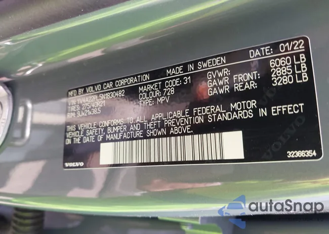 YV4A22PL5N1830482: 42591316