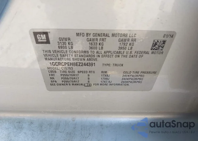 1GCRCPEH8EZ244391: 42591344