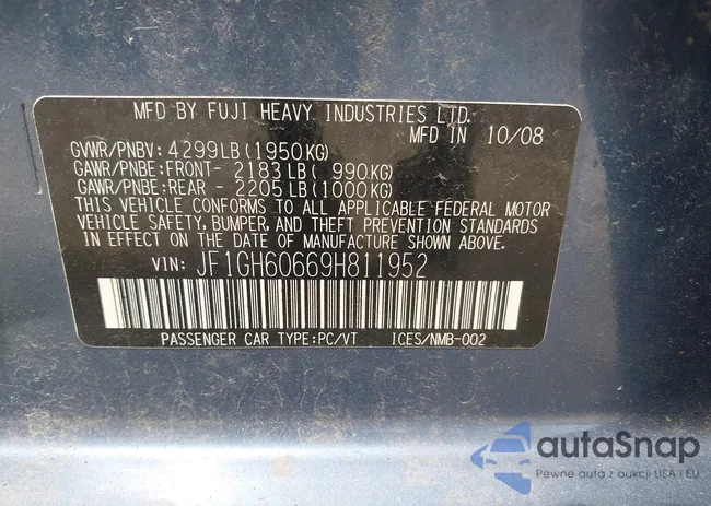 JF1GH60669H811952: 42592739