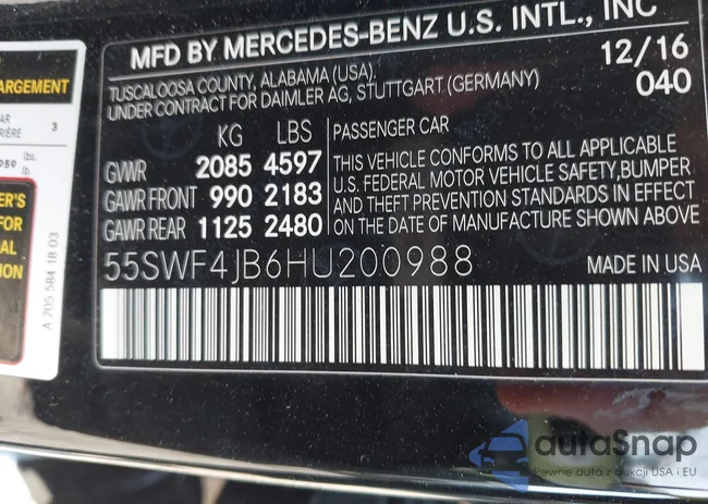 55SWF4JB6HU200988: 42592804