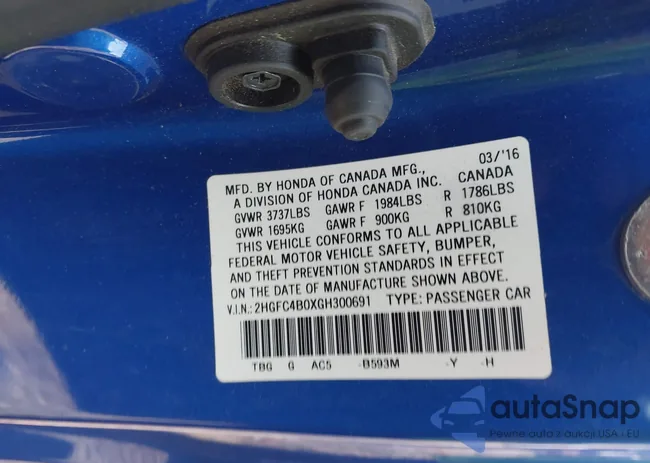 2HGFC4B0XGH300691: 42592843