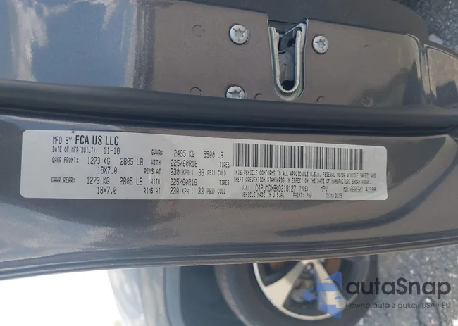 1C4PJMDX8KD218127: 42592872