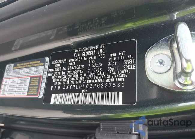 5XYRLDLC2PG227531: 42592928