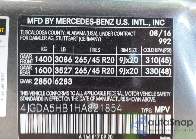 4JGDA5HB1HA821854: 42592953